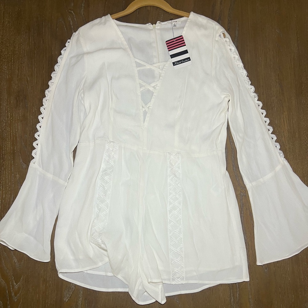 Lucca couture Cross Front Detail Romper size M